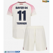 Maglie da calcio Bayer Leverkusen Martin Terrier #11 Seconda Maglia Bambino 2025-26 Manica Corta + Pantaloni corti)
